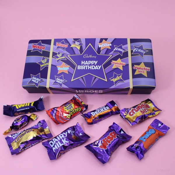 Cadbury Heroes Happy Birthday Tin 240G