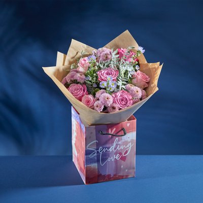 The Sending Love Bouquet & Gift Bag