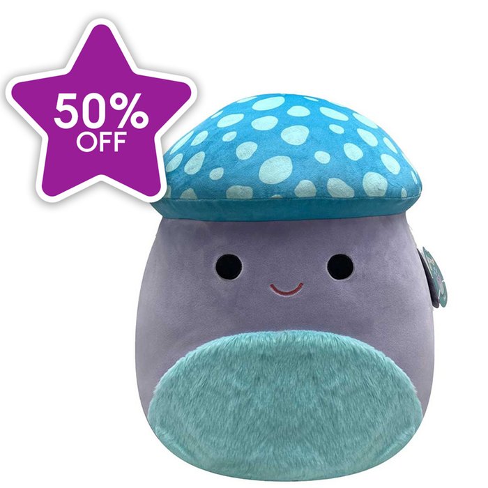 Squishmallows 40cm Pyle the Purple & Blue Mushroom