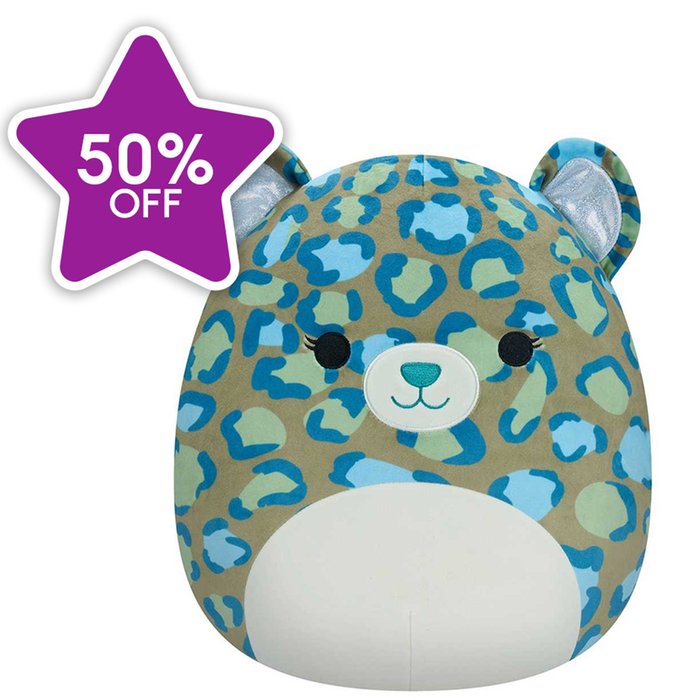 Squishmallows 30cm Enos The Dark Green Leopard