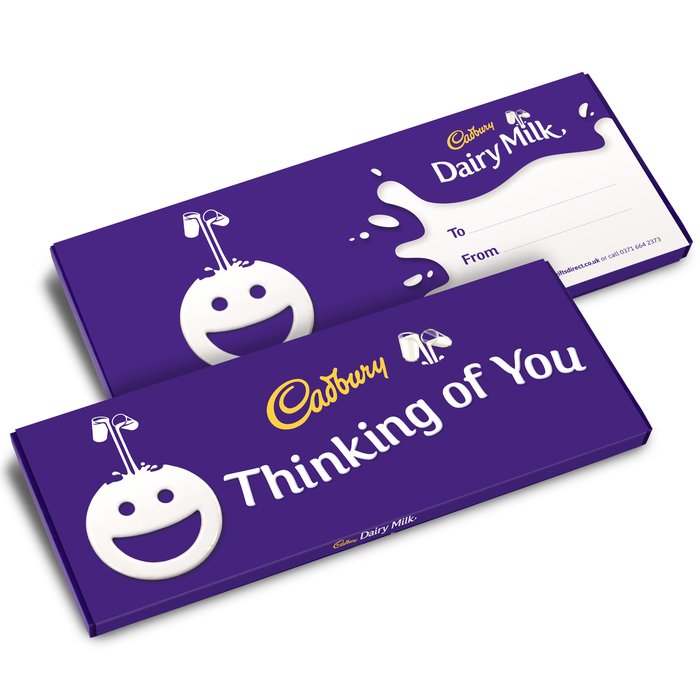 Cadbury Dairy Milk Thinking Of You Bar (850g)