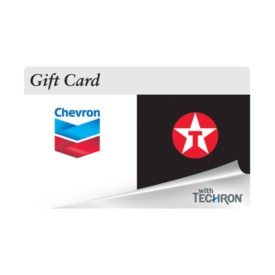 Chevron and Texaco Gift Card