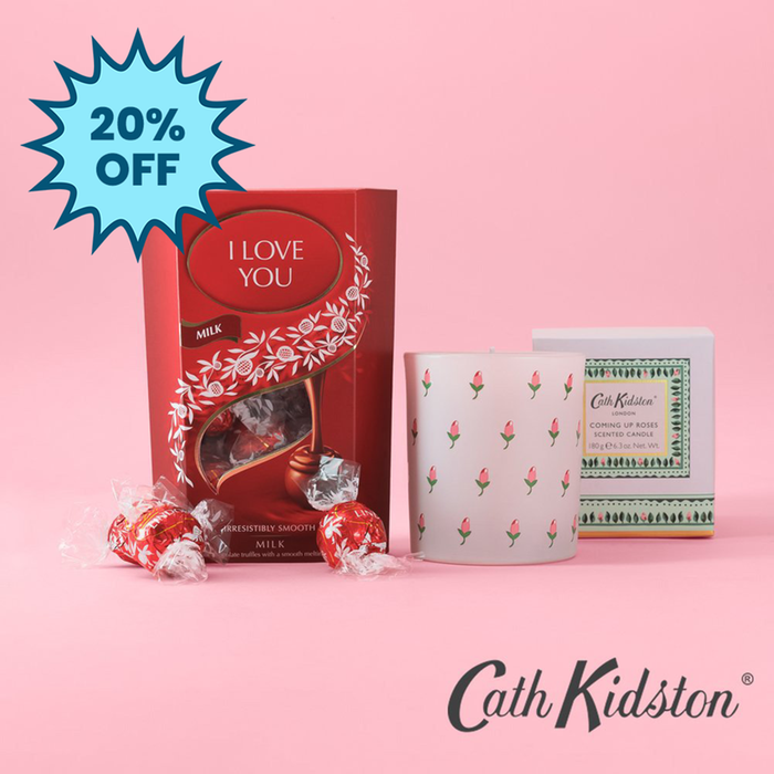 I Love You 200g Lindor & Cath Kidston Boxed Candle Gift Set