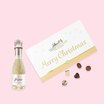 Lindt Master Chocolatier Merry Christmas 320g  & Freixenet Prosecco 20cl