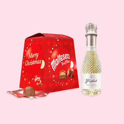 Maltesers Merry Christmas Truffles 200g & Freixenet Prosecco 20cl