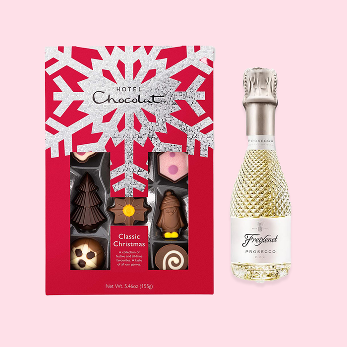 Hotel Chocolat The Classic Christmas H-Box & Freixenet Prosecco 20cl