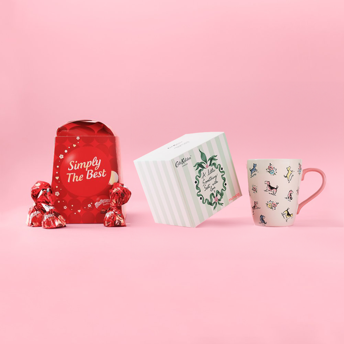 Cath Kidston Dog Dad Stanley Mug & Maltesers Truffles 'Simply The Best'