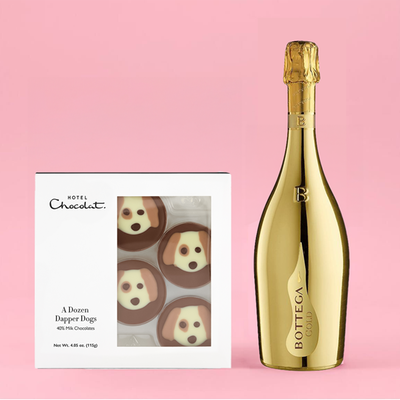 Hotel Chocolat Dapper Dogs & Bottega Gold 75cl