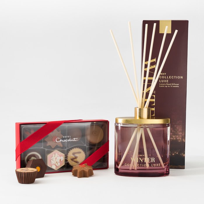 Hotel Chocolat Christmas Pocket & NEXT Luxe 180ml Diffuser