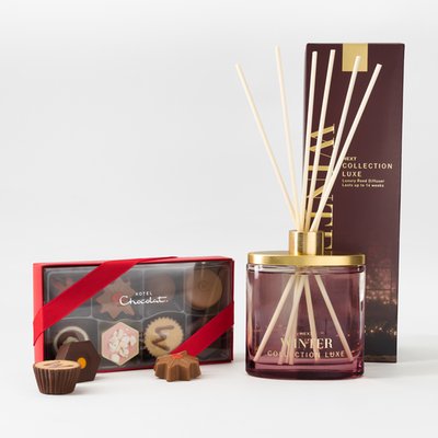 Hotel Chocolat Christmas Pocket & NEXT Luxe 180ml Diffuser