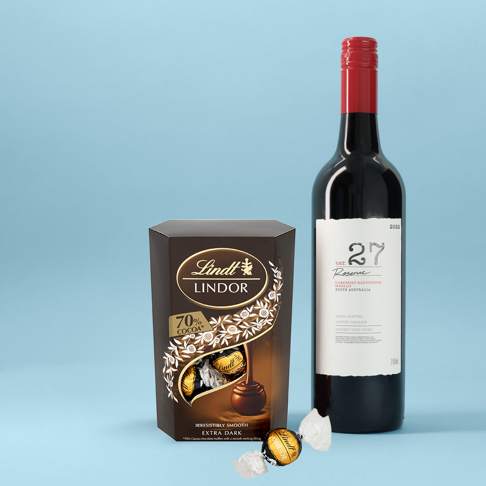 Lindor 70% & Vat 27 Reserve Cabernet Sauvignon Merlot