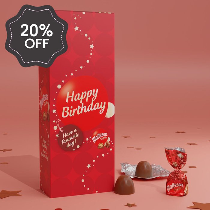 Maltesers Truffles 'Happy Birthday' Large Box 455g