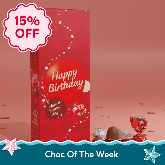 Maltesers Truffles 'Happy Birthday' Large Box 455g