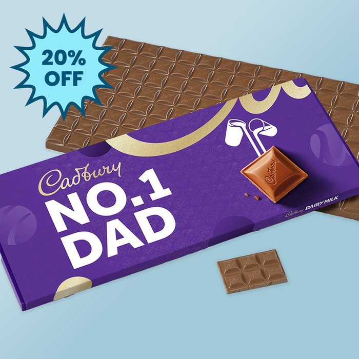 No. 1 Dad Giant Cadbury Dairy Milk (850g)