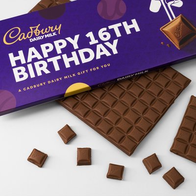 Cadbury Dairy Milk 16th Birthday Bar (850g)