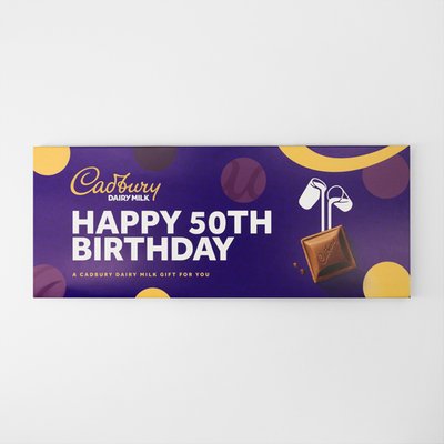 Cadbury Dairy Milk 50th Birthday Bar (850g)