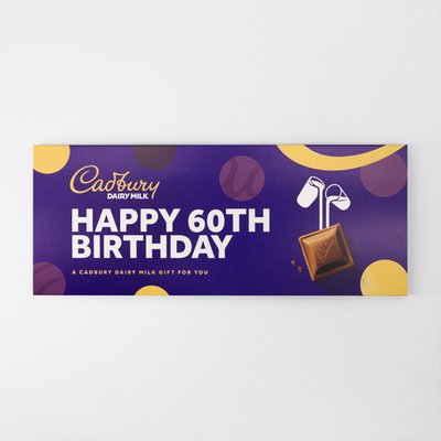 Cadbury Dairy Milk 60th Birthday Bar (850g)