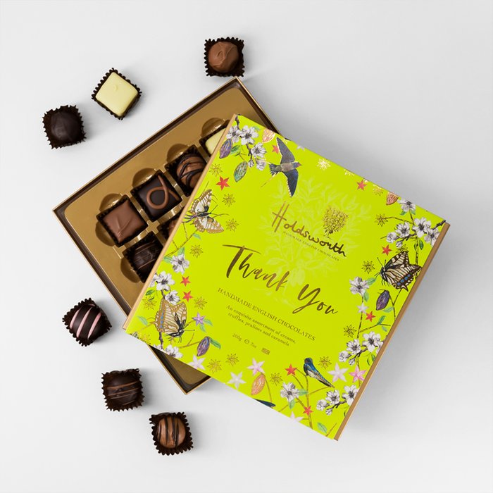 Holdsworth Thank You 200g Truffle Box