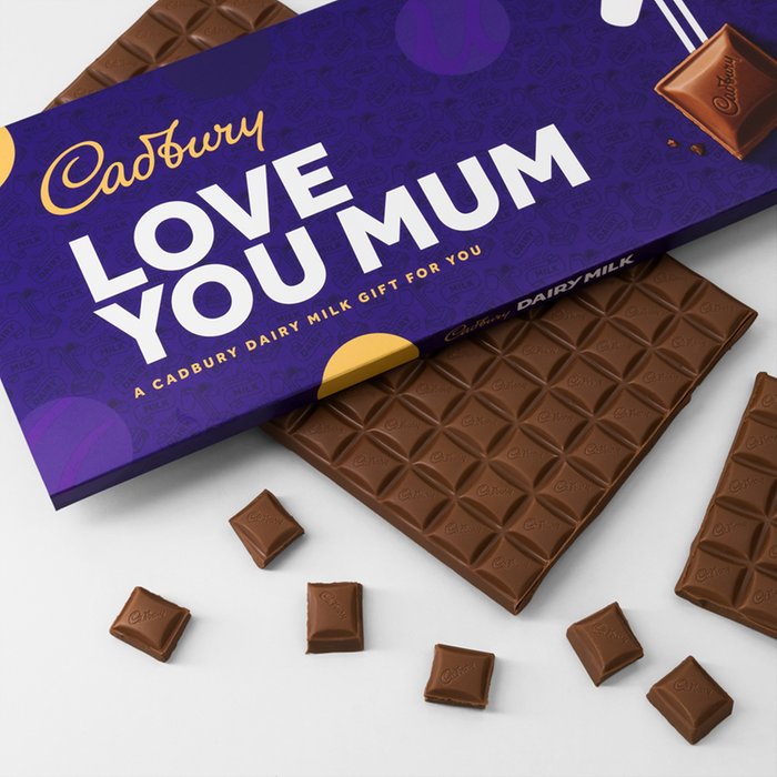 Cadbury Dairy Milk 'I Love You Mum' Bar (850g)