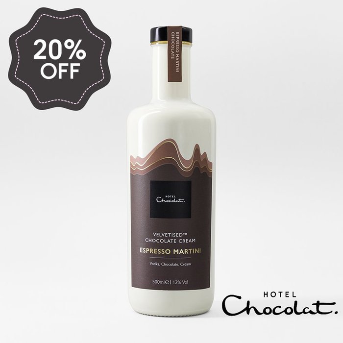 Hotel Chocolat Espresso Martini Velvetised Cream 500ml