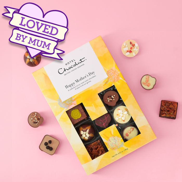 Hotel Chocolat Happy Mother's Day H-Box Chocolates 185g