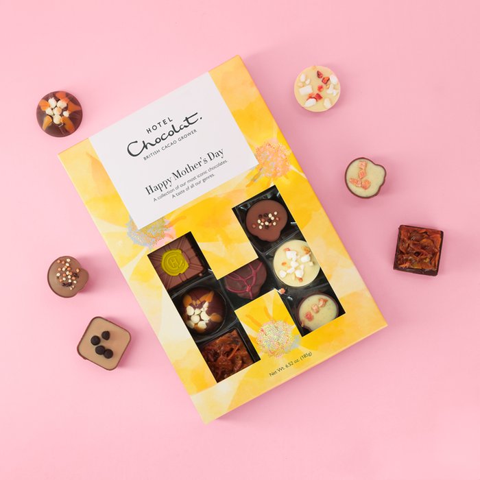 Hotel Chocolat Happy Mother's Day H-Box Chocolates 185g