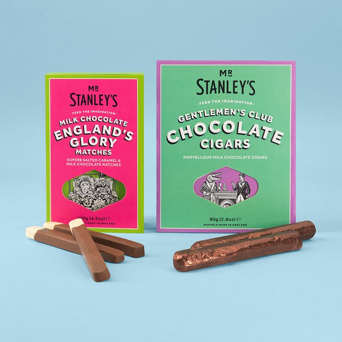 Mr Stanley's Chocolate Cigars and Chocolate Matches Gift Set