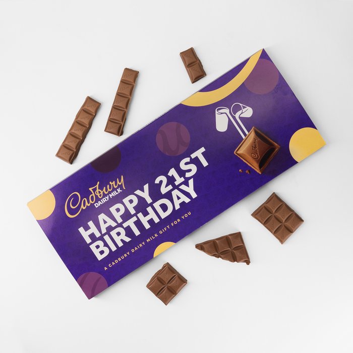 Cadbury Dairy Milk Happy 21st Birthday Bar (850g)