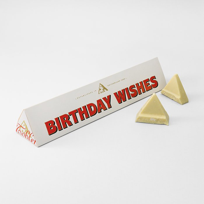  Birthday Wishes  White Chocolate Toblerone (360g)