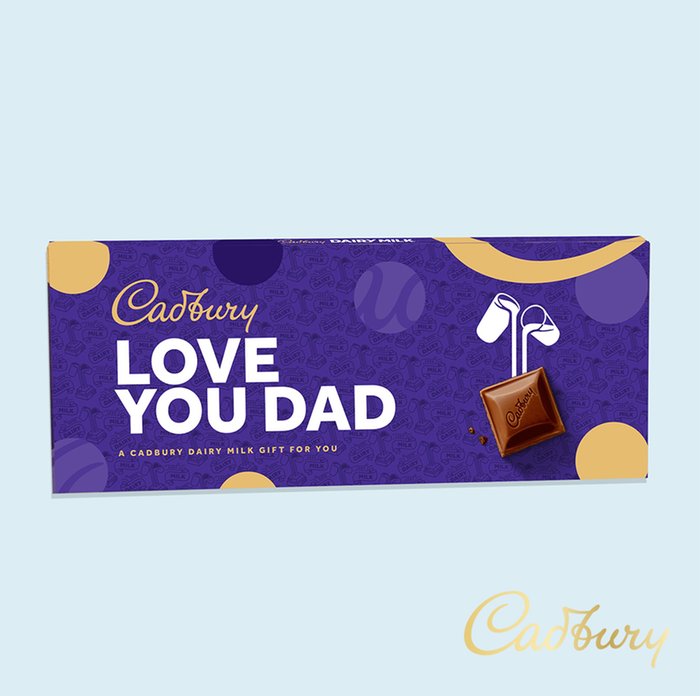 Cadbury Dairy Milk 'Love You Dad' Bar (850g)