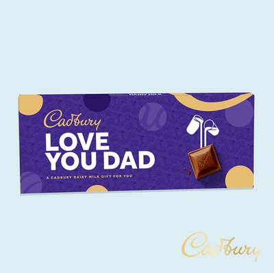 Cadbury Dairy Milk 'Love You Dad' Bar (850g)
