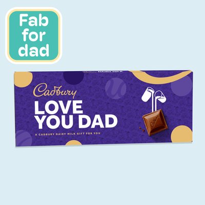 Cadbury Dairy Milk 'Love You Dad' Bar (850g)