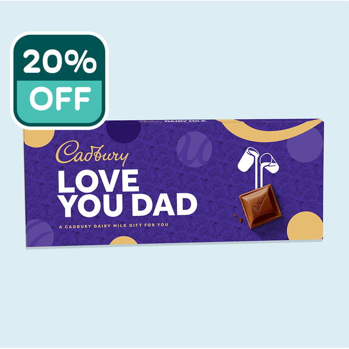 Cadbury Dairy Milk 'Love You Dad' Bar (850g)