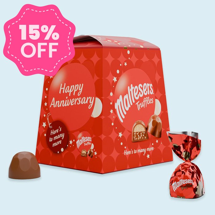 Maltesers Truffle 'Happy Anniversary' Chocolate Box 200g