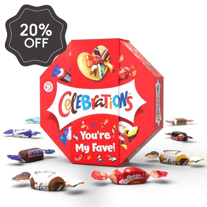 Celebrations Gift Box 'You're My Fave' 385g