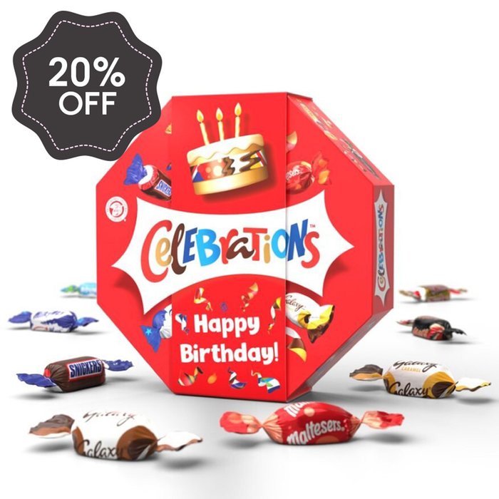 Celebrations Gift Box 'Happy Birthday' 385g