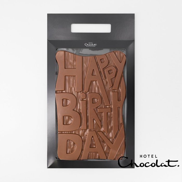 Hotel Chocolat Happy Birthday Chocolate Grand Slab 500g