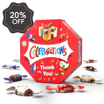 Celebrations Gift Box 'Thank you' 385g