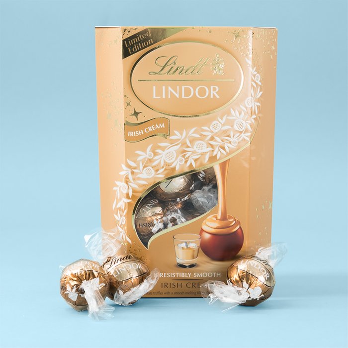 Lindt Lindor Irish Cream Chocolate Truffles Box 200g