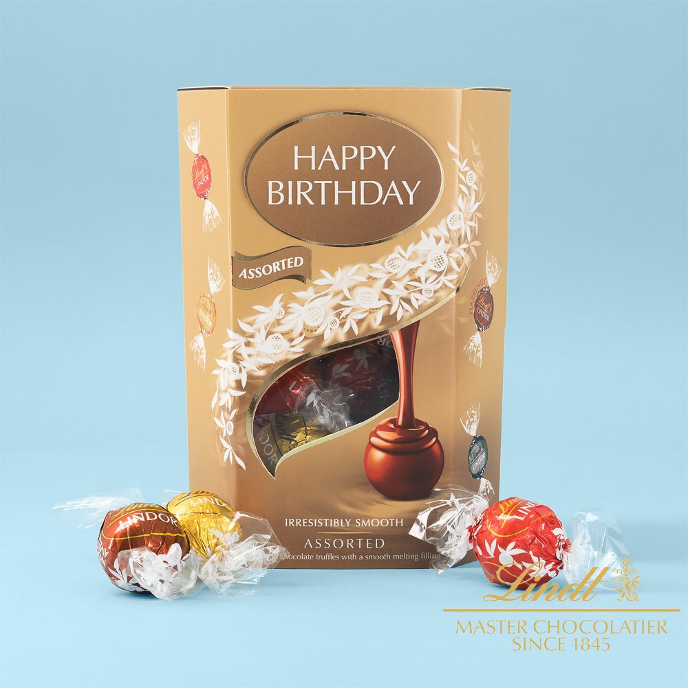 Lindt Lindor Happy Birthday Assorted Chocolate (200G)