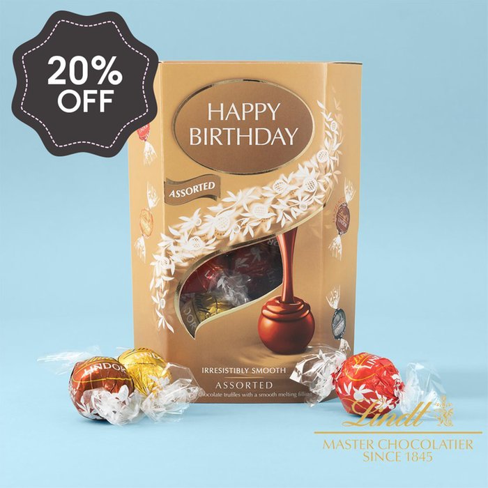 Lindt Lindor Happy Birthday Assorted Chocolate (200g)