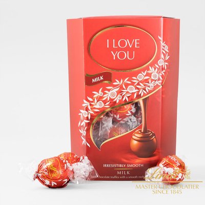 Lindt Lindor I Love You Milk Chocolate Truffles (200g)