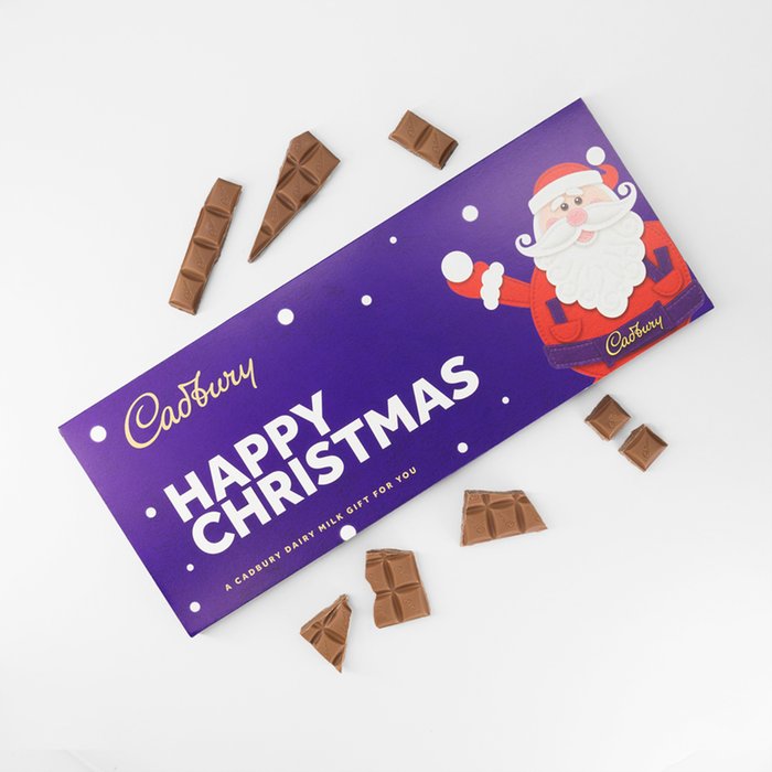 Cadbury Dairy Milk Happy Christmas Bar 850g 