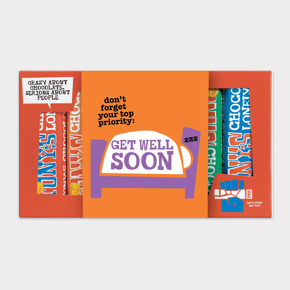 Tony's Chocoloney Get Well Soon Tony's Chocolate Tasting Pack