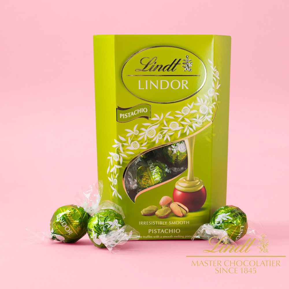 Lindor Pistachio Milk Chocolate Truffles (200G)