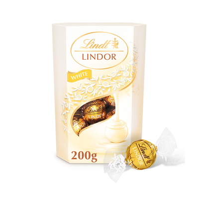 Lindor White Chocolate Truffles 200g 