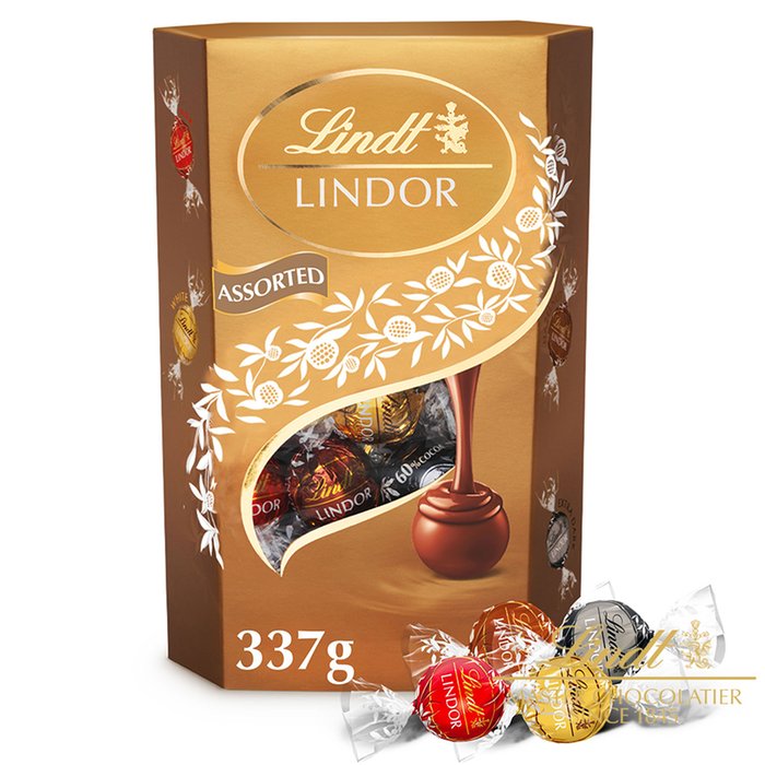 Lindt Lindor Assorted Chocolate Truffles (337g)