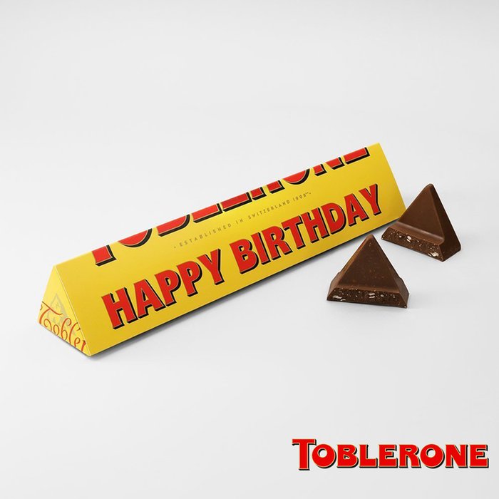 Happy Birthday Toblerone (340g)
