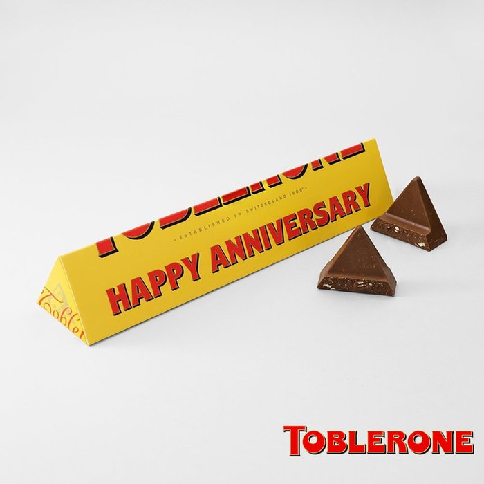 Happy Anniversary Toblerone (340g)