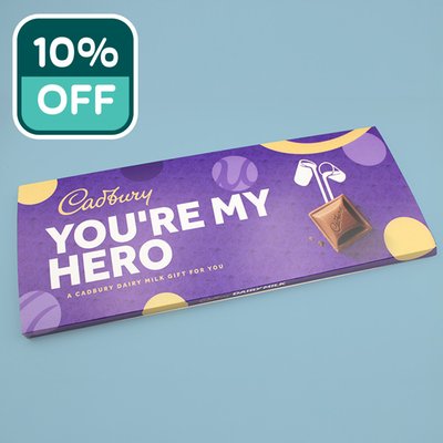 Cadbury Dairy Milk 'You're My Hero' Bar (850g)